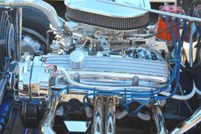 Close-up Of A Classic Car S Engine. Royalty Free Stock Photos Close-up Of A Classic Car S Engine. Royalty Free Stock Photos