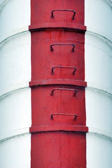 Exterior Metal Ladder Of Old Lighthouse. Stock Image Exterior Metal Ladder Of Old Lighthouse. Stock Image