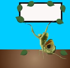 Praying Mantis Sign Board Stock Photo Praying Mantis Sign Board Stock Photo