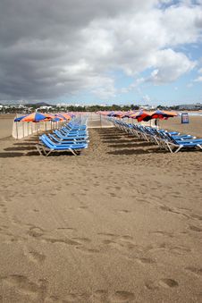 Deck Chairs Royalty Free Stock Photos