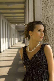 Girl And Prospect Stock Images Girl And Prospect Stock Images