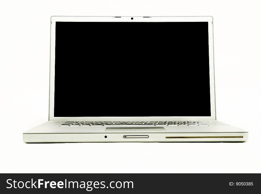 Laptop isolated over white background
