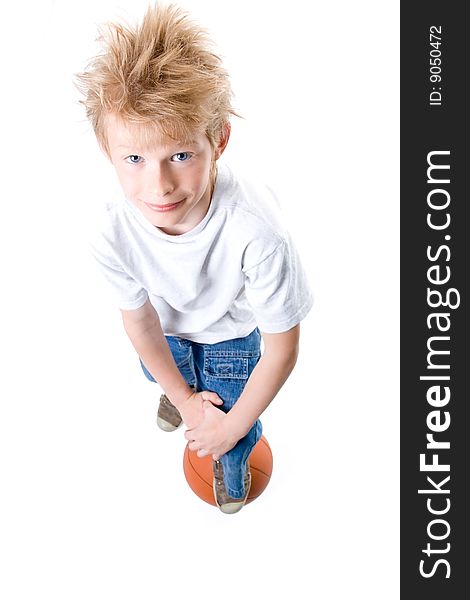 The Boy With A Basketball Ball