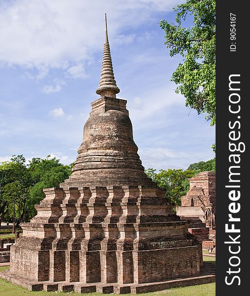 Pagoda in Sukhothai historical park