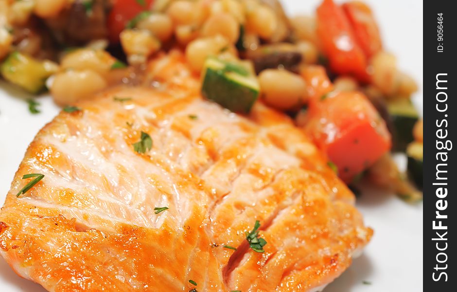 Salmon with Vegetables