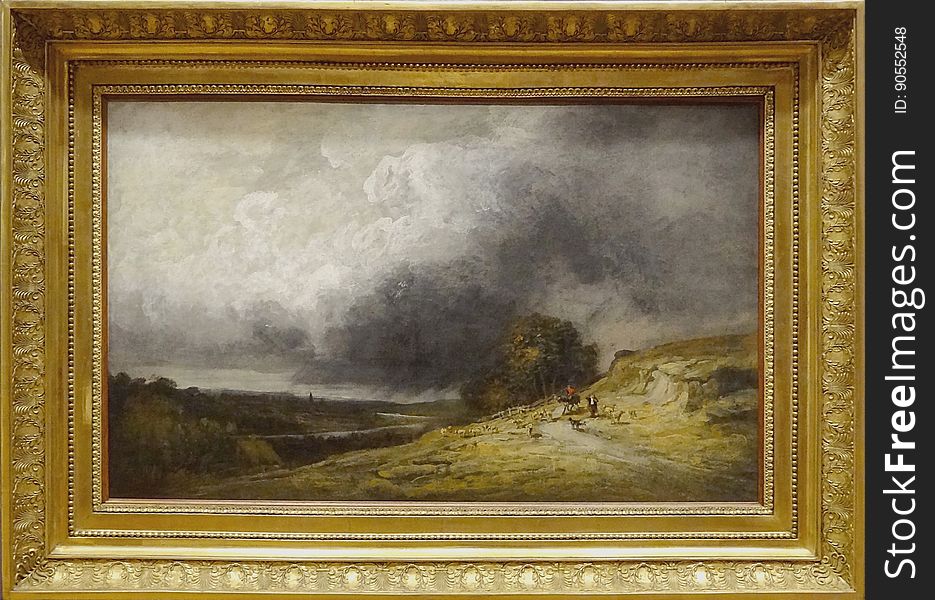 &x22;Troupeau Sous L&x27;orage&x22;, Georges Michel, 1796.