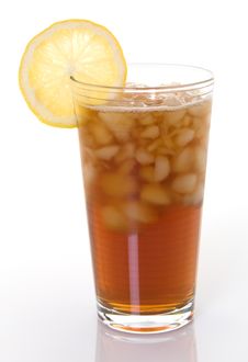 Glass Of Iced Tea With Lemon Royalty Free Stock Images Glass Of Iced Tea With Lemon Royalty Free Stock Images