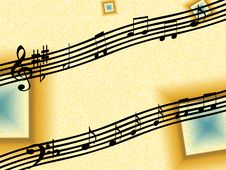 Music Theme - Coarse Background Stock Photography Music Theme - Coarse Background Stock Photography