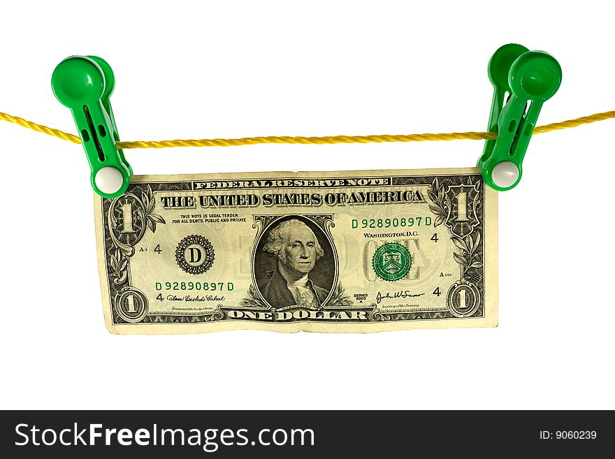 United States One Dollar Bill. United States One Dollar Bill