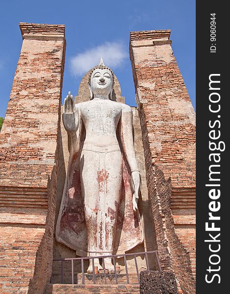 Buddha image in Sukhothai historical park