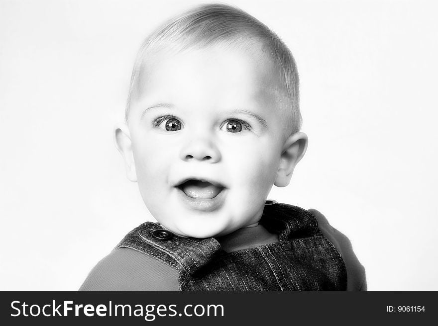 Head and Shoulders image of a blond boy with filter. Head and Shoulders image of a blond boy with filter