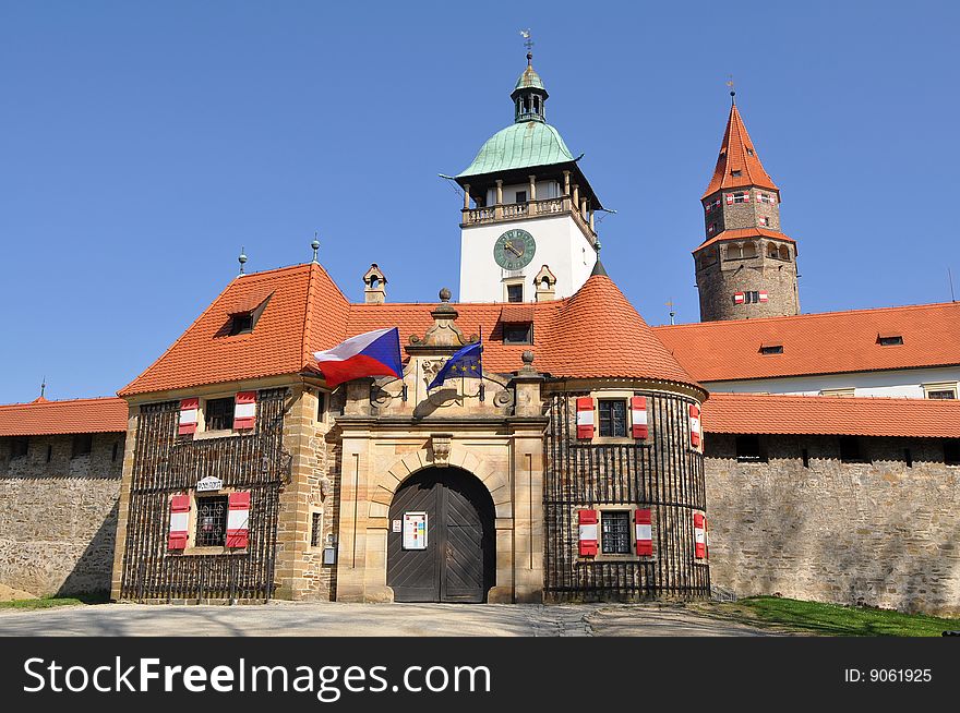 Most inportent and beautiful castle-stronghold in Czech republic,Bouzov. Most inportent and beautiful castle-stronghold in Czech republic,Bouzov.