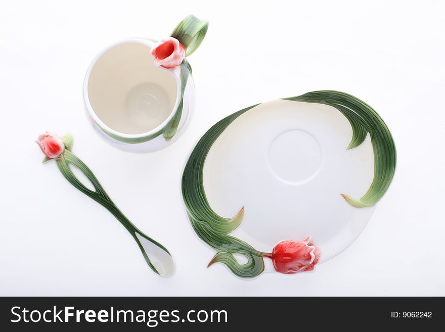 Isolated Kitchen Tableware