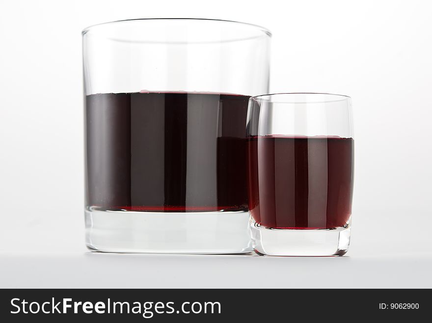 Glasses Of Red Wine
