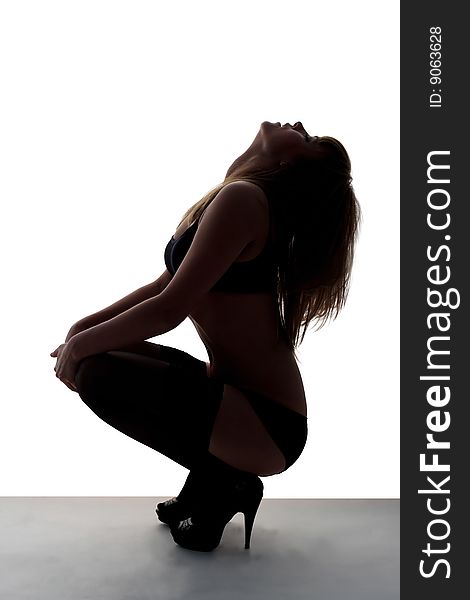 Silhouette Sport Girl