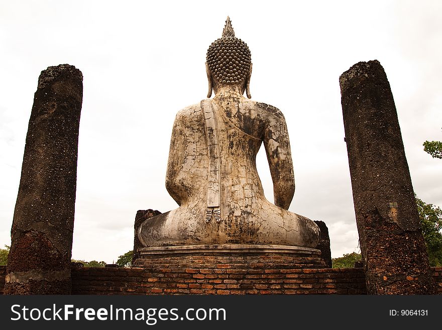 Buddha image in Sukhothai historical park