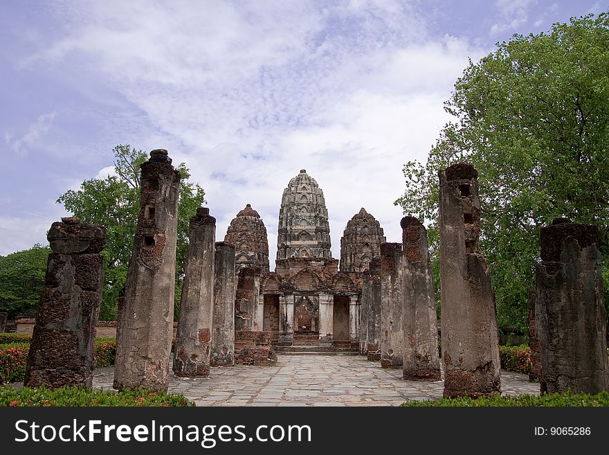 Sukhothai is former capital city over 700 years ago, Thailand. Sukhothai is former capital city over 700 years ago, Thailand