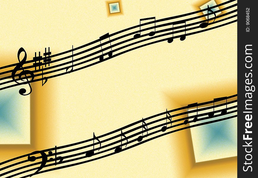 An image of a music theme coarse background. An image of a music theme coarse background.