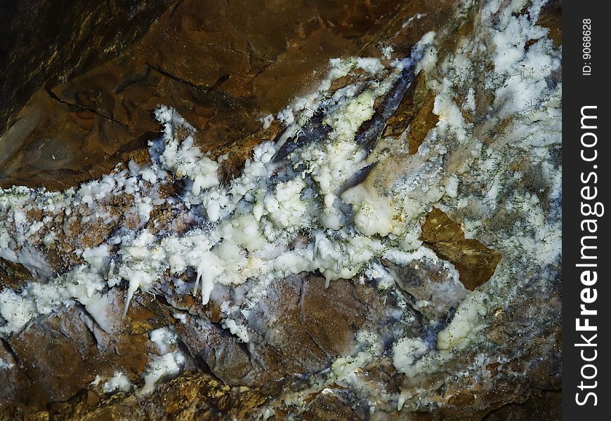 Cave Stalagmite in a Gold Mine