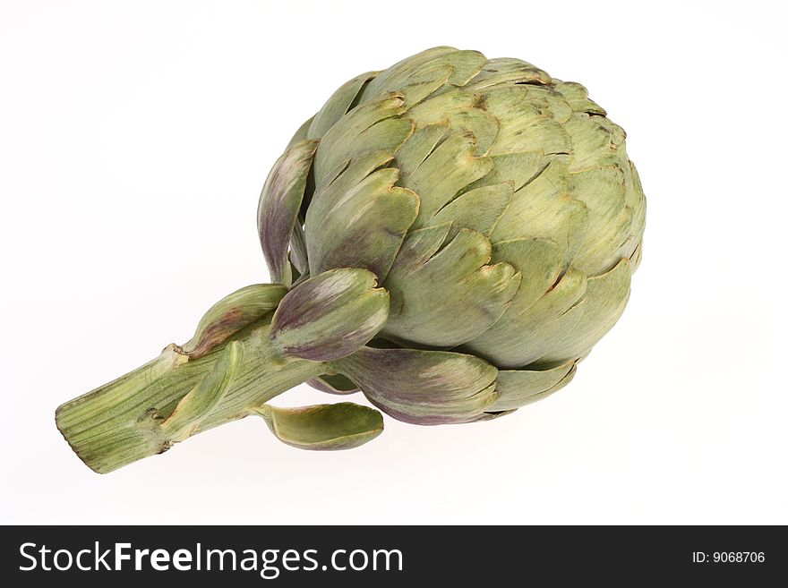 Artichoke On White