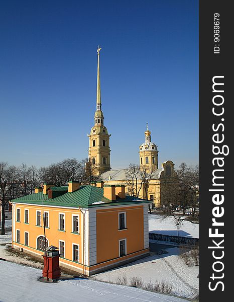 Peter and Paul Fortress in Saint Petersburg