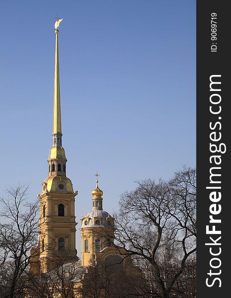 Peter and Paul Fortress in Saint Petersburg