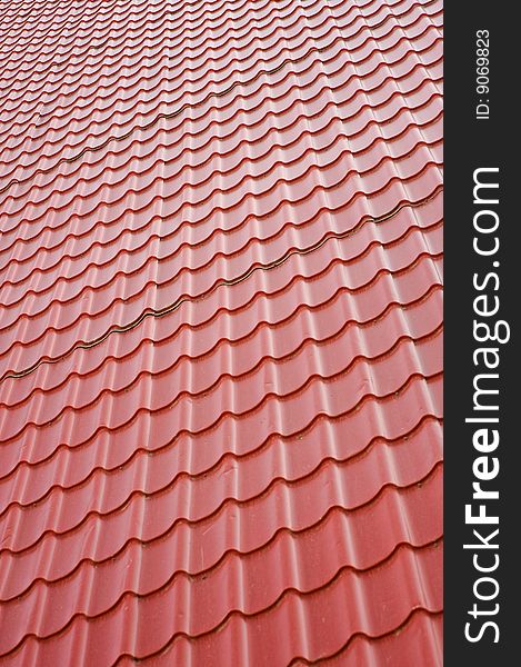 Texture, roof covered by tiles