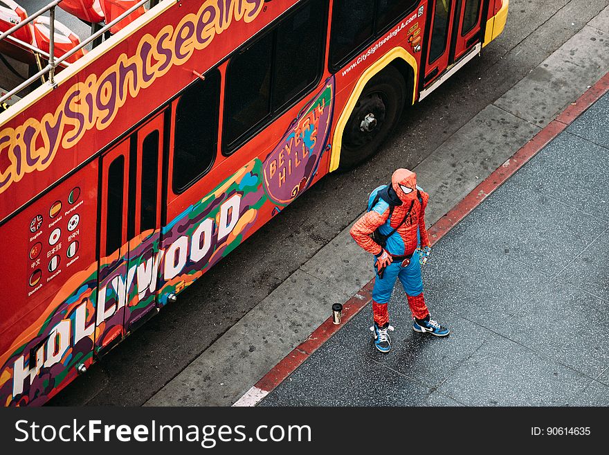 Spiderman On Streets