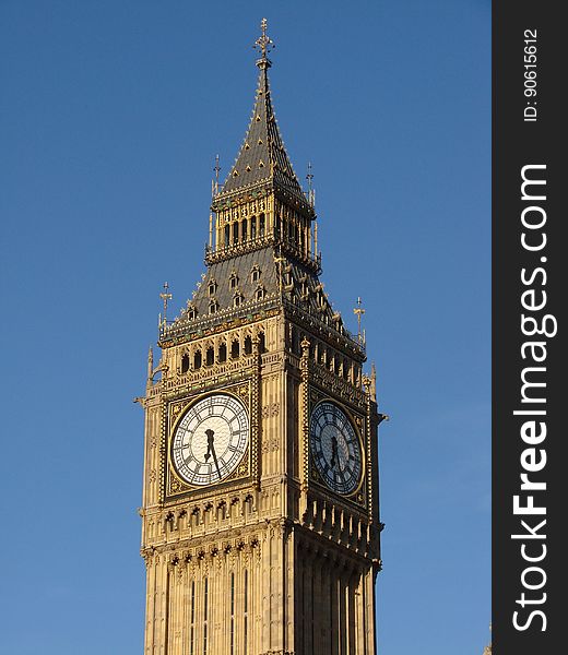 Clock Tower, Landmark, Tower, Spire