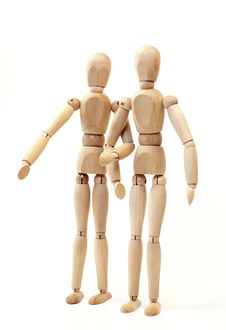 Wooden Figurine Royalty Free Stock Image