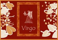 Virgo Zodiac Sign Stock Photo
