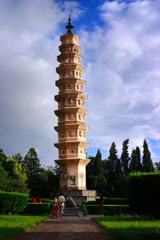 One Of The Chong-san Three Towers Royalty Free Stock Images One Of The Chong-san Three Towers Royalty Free Stock Images