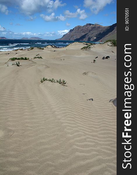 Famara beach, Lanzarote