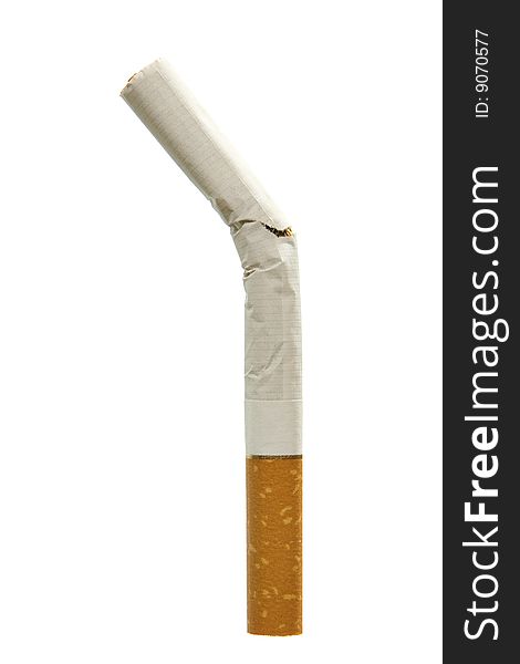 Cigarette isolated on white background