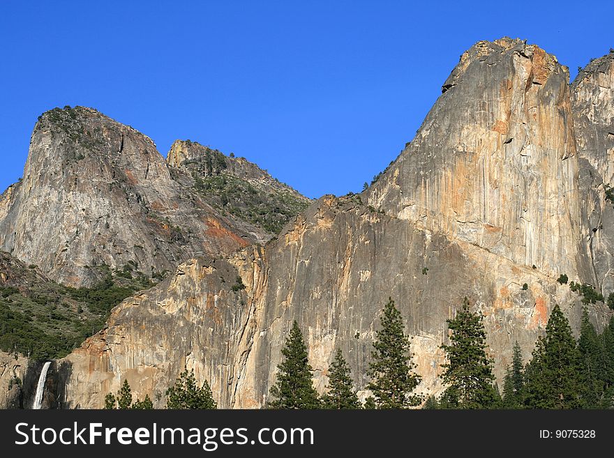 Waterfall in Yosemite National Park, California