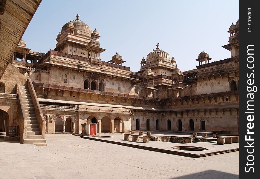 Palace In Orcha, Madhya Pradesh