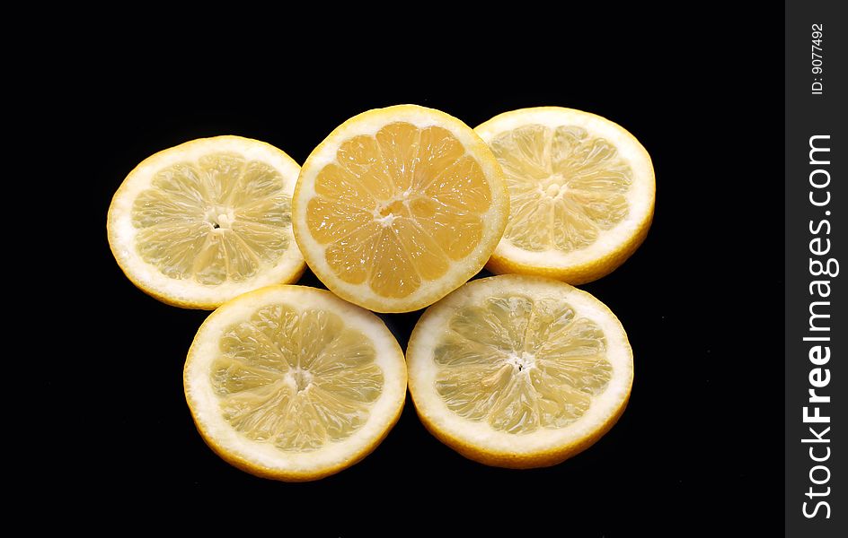 Lemon And Piece Of Lemon