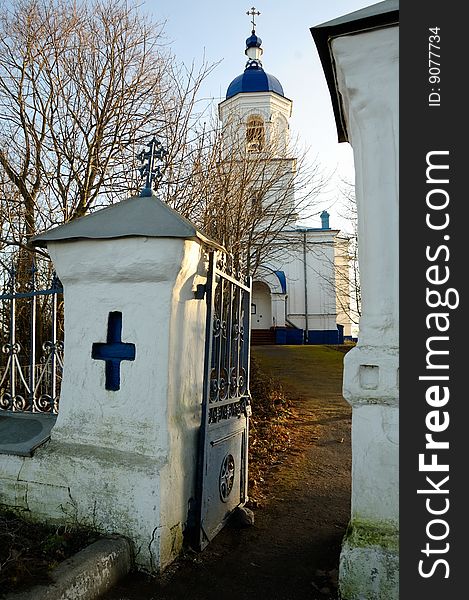 Orthodox church, Leningrad region, Russia. Orthodox church, Leningrad region, Russia.