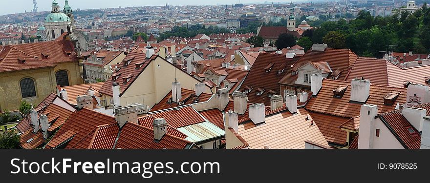 Red Rooftops Of Prague
