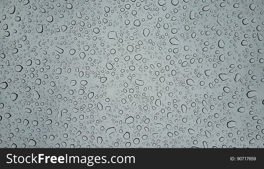 Abstraction of water drops on grey. Abstraction of water drops on grey.