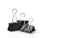 Binder Clips Stock Image