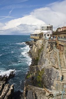 Italian Riviera Rocks Stock Photo Italian Riviera Rocks Stock Photo
