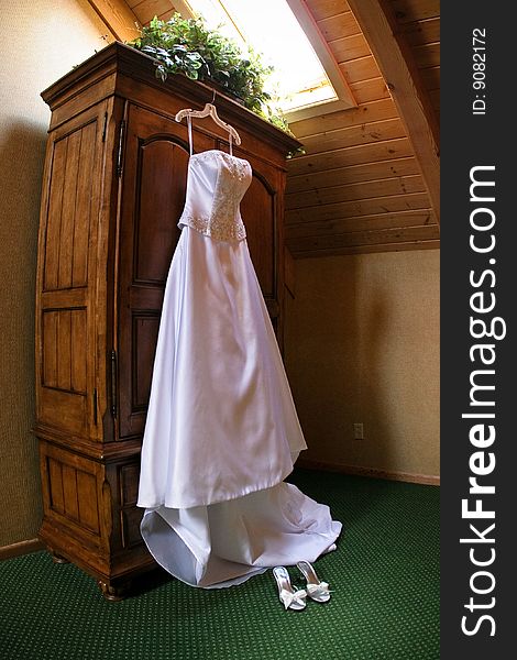 Wedding Gown Hanging
