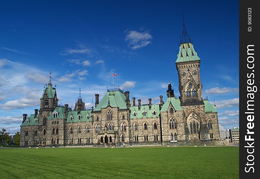 Canadian parliament building in Ottawa