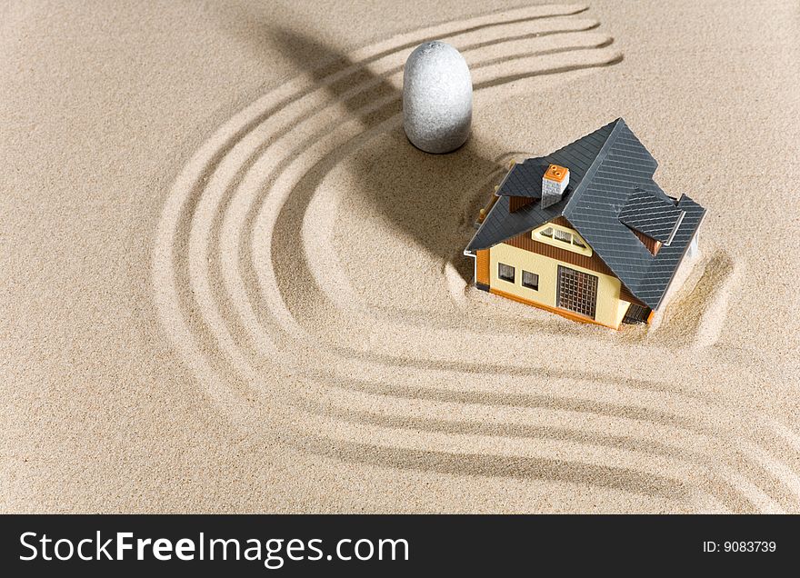 House on sand.