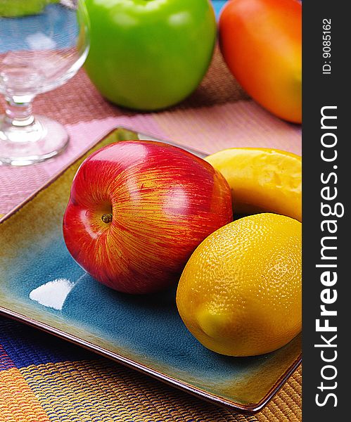 A Plate Of Fruits