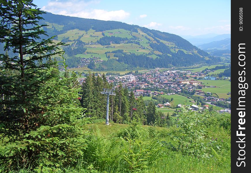 Beautyful vieuw from a mountain in Austria. Beautyful vieuw from a mountain in Austria.