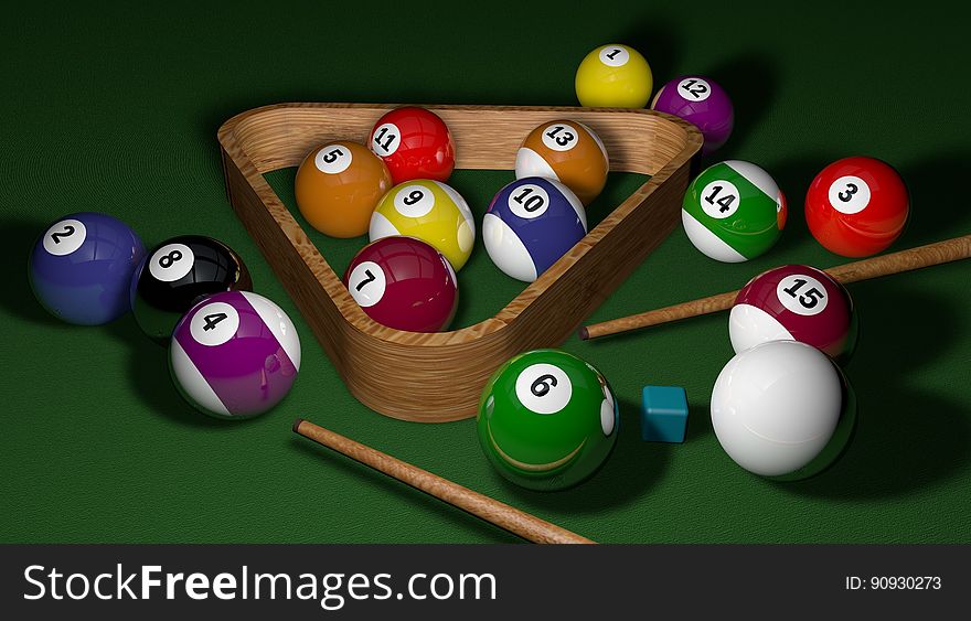 Billiard Ball, English Billiards, Indoor Games And Sports, Games