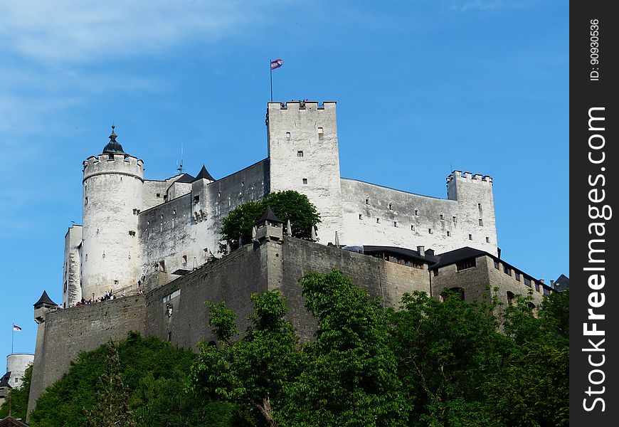 Castle, Sky, ChÃ¢teau, Building