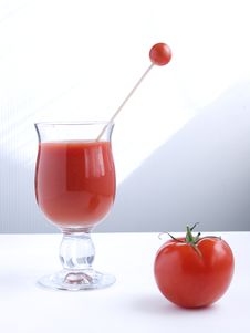 Tomato Juice V Stock Photo